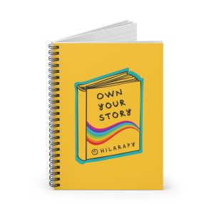 Own Your Story Spiral Bound Notebook - Ruled Line